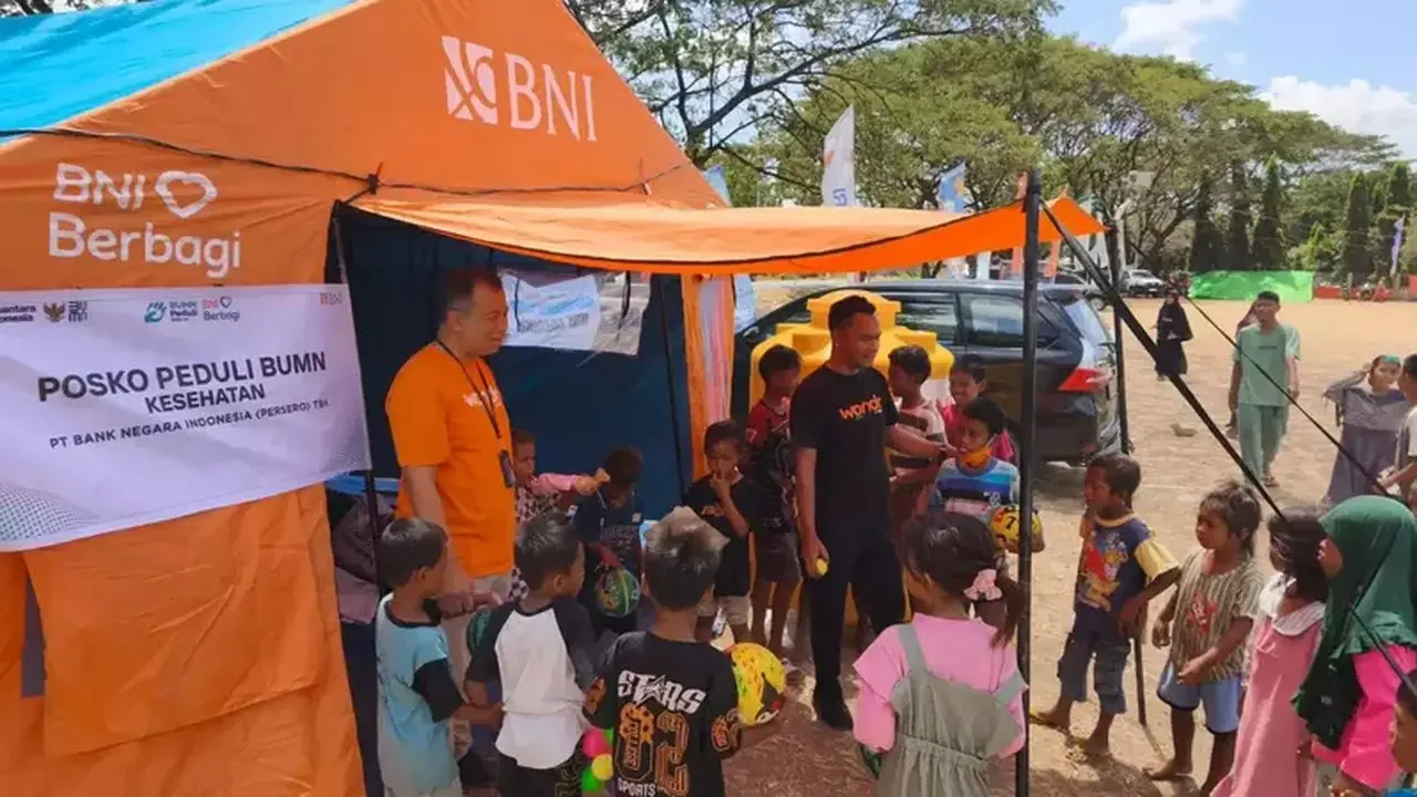 BNI Hadirkan Layanan Kesehatan dan Trauma Healing untuk Korban Bencana NTT