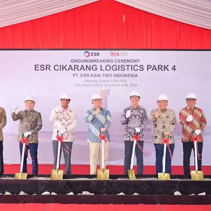 ESR dan INA Bangun Fasilitas Logistik Modern di Cikarang