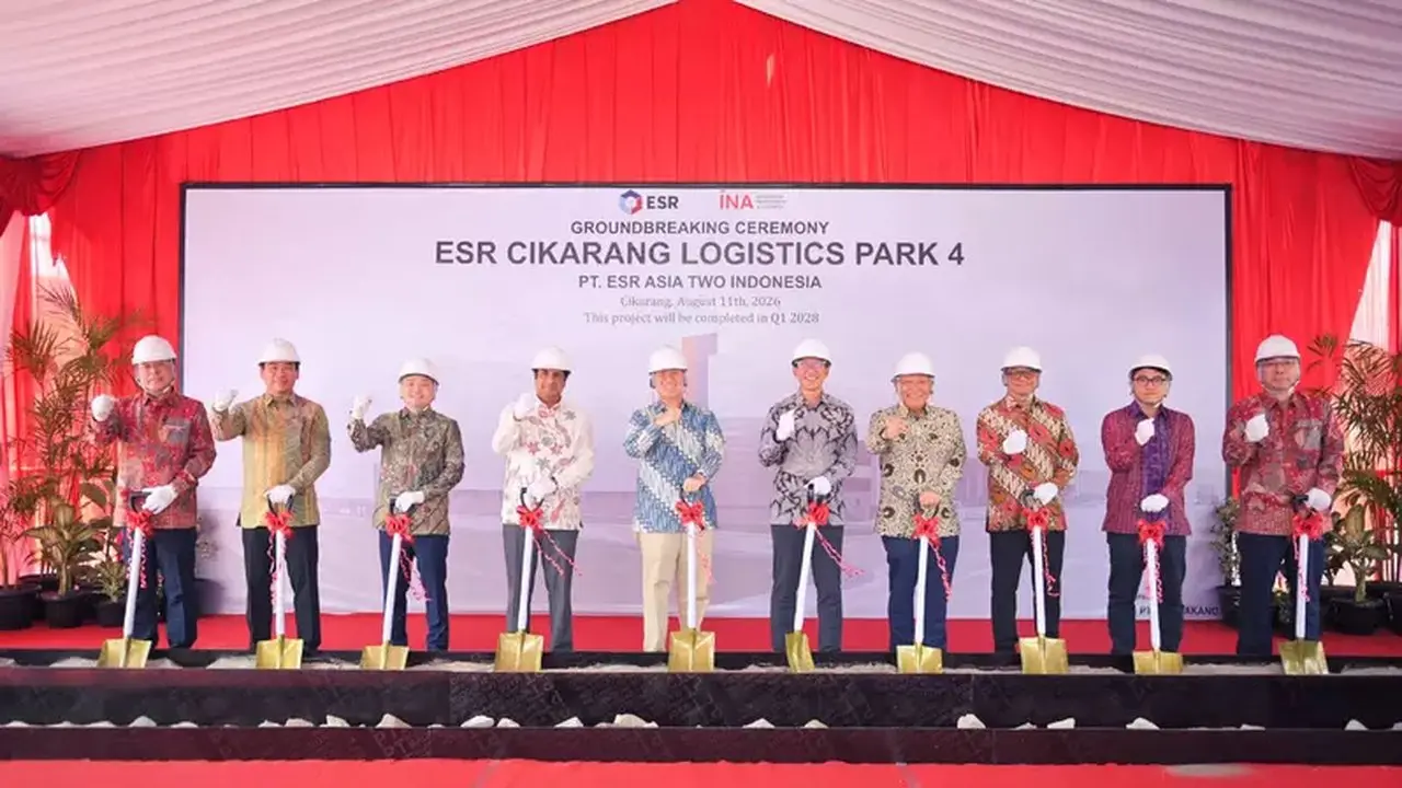 ESR dan INA Bangun Fasilitas Logistik Modern di Cikarang