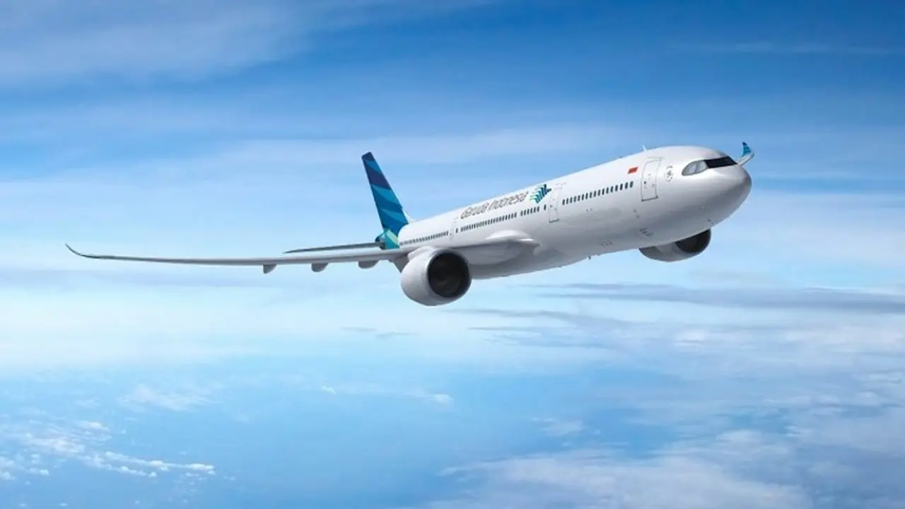 Garuda Indonesia Perbaiki Kinerja, Sahamnya Melonjak ke Batas Atas