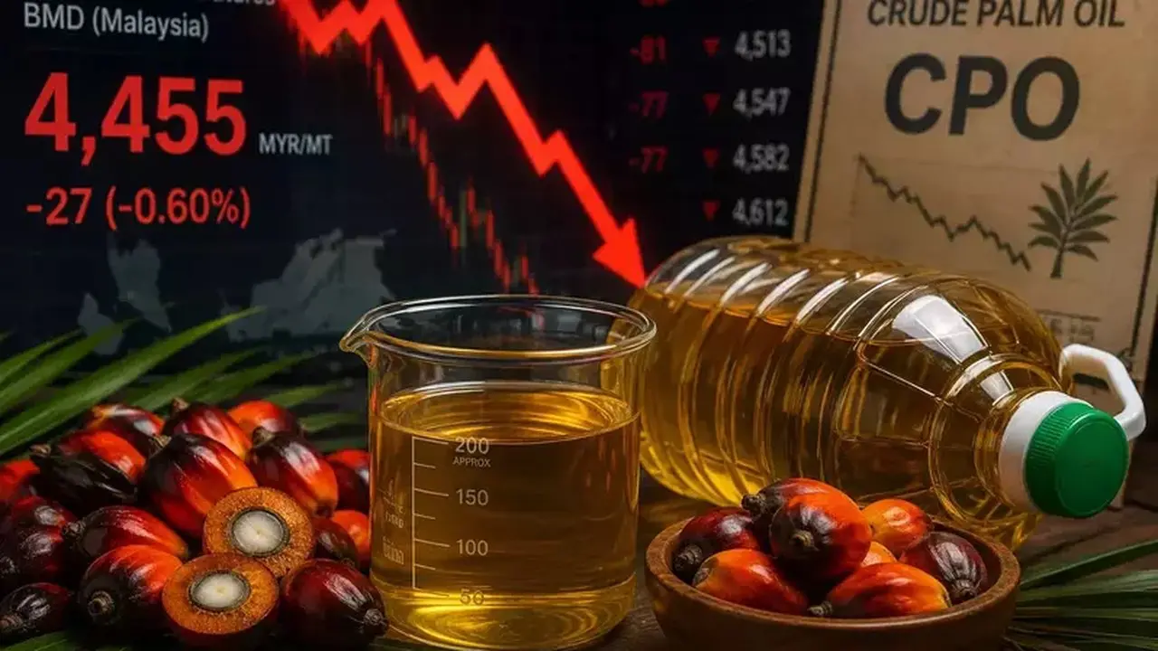 Harga CPO Anjlok Setelah Reli Lima Hari, Apa Penyebabnya?