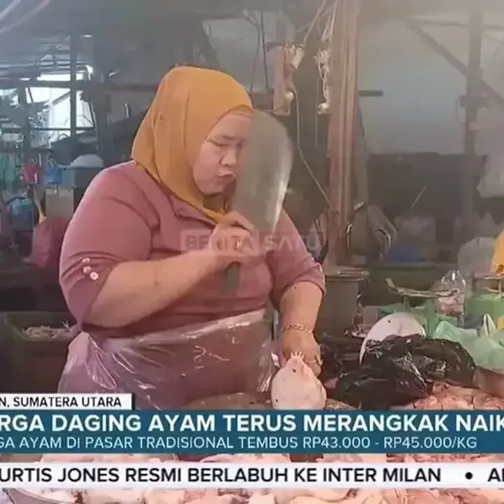 Harga Daging Ayam di Medan Melonjak, Pedagang Keluhkan Omzet Turun