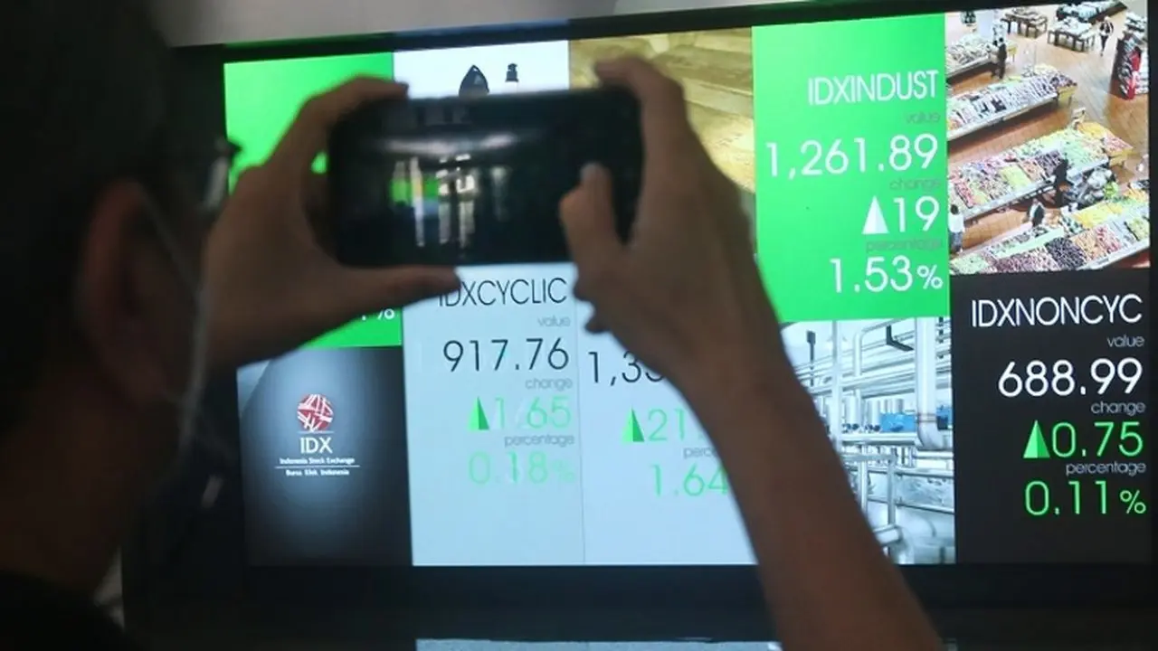 IHSG Melambung, Lima Saham Cetak Kenaikan Nyaris 25%