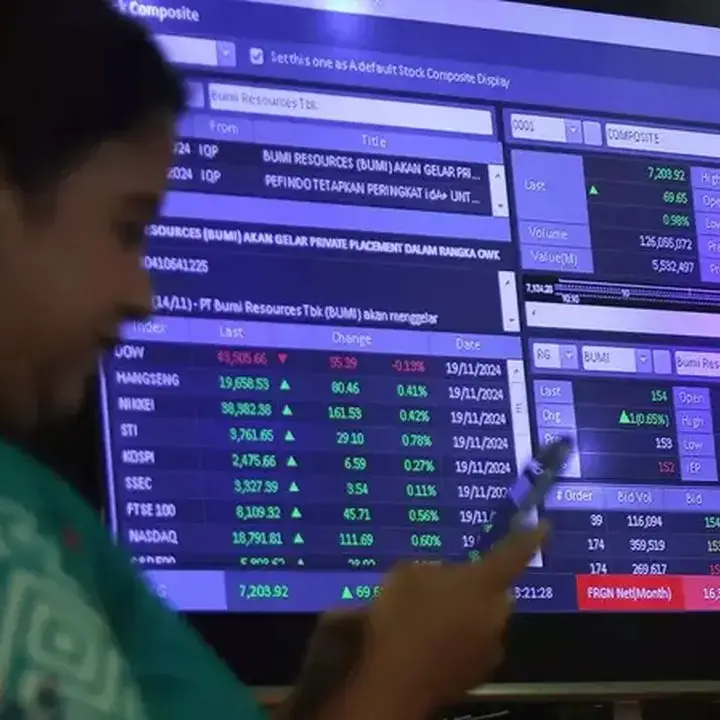 IHSG Meroket, Kapitalisasi Pasar BEI Tembus Rp 11.449 Triliun