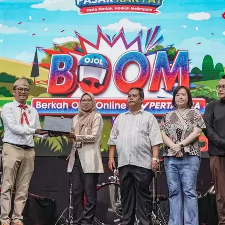 Pertamina Bagikan 100 Motor dalam Program Berkah Ojek Online MyPertamina