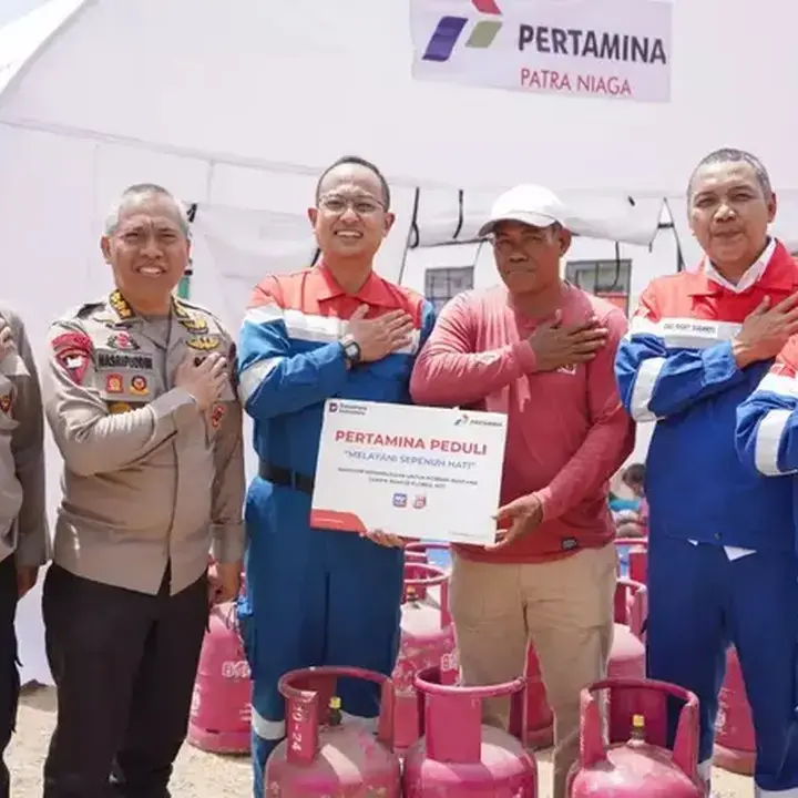 Pertamina Hadirkan Dukungan Psikologis dan Logistik bagi Korban Gempa NTT