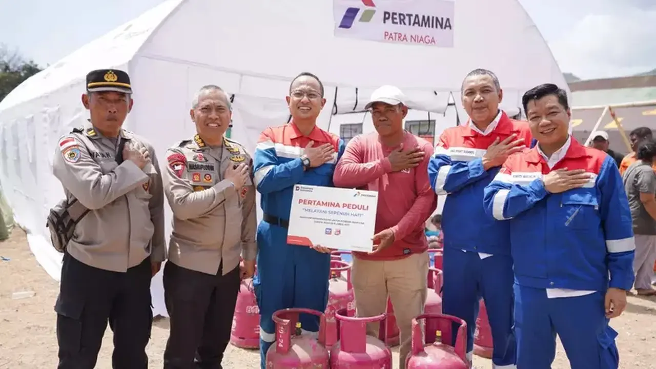Pertamina Hadirkan Dukungan Psikologis dan Logistik bagi Korban Gempa NTT