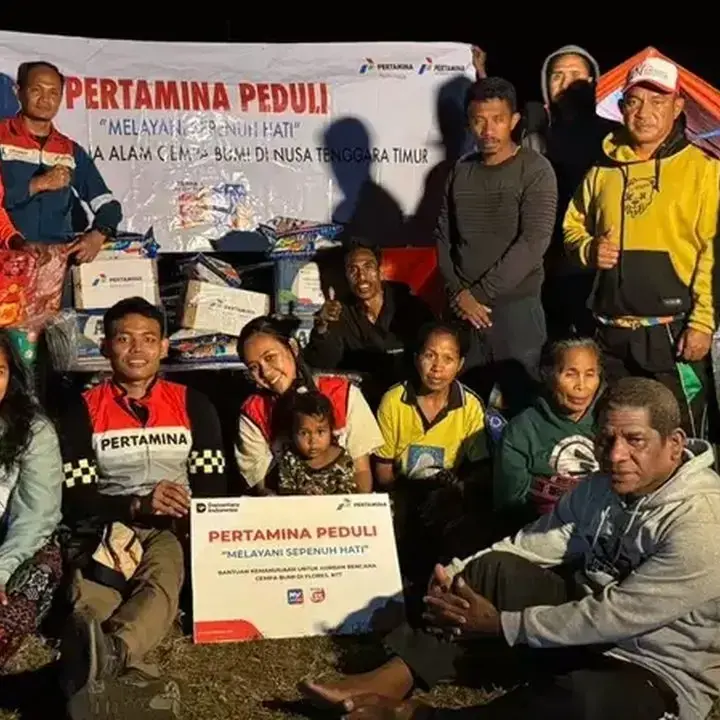 Pertamina Salurkan Bantuan Kemanusiaan untuk Korban Gempa Sikka, NTT