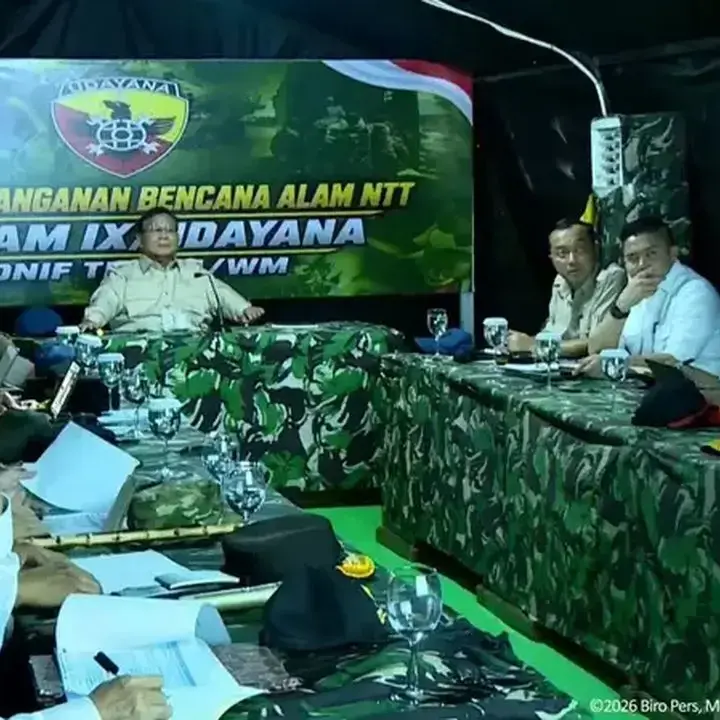 Prabowo: NTT Masih Berisiko Gempa Susulan, Perlu Waspada 3 Minggu