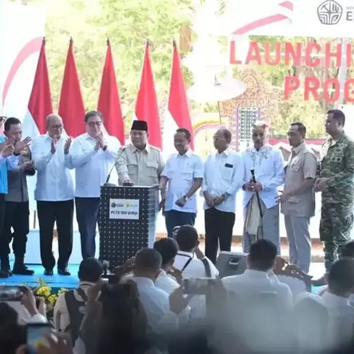 Presiden Prabowo Luncurkan PLTS 100 GWp, Targetkan Swasembada Energi Nasional