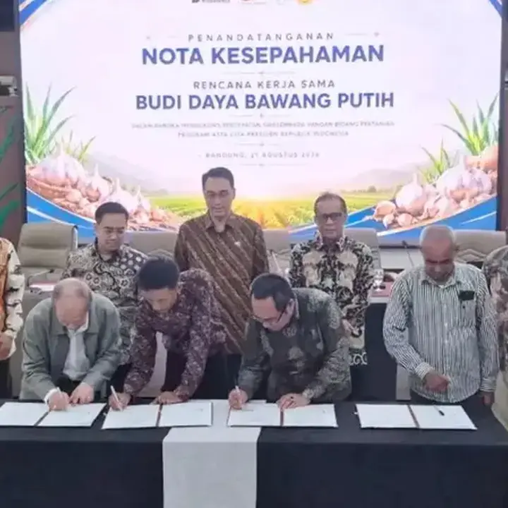 PTPN Group Targetkan Swasembada Bawang Putih Nasional Lewat Lahan 10.000 Hektare