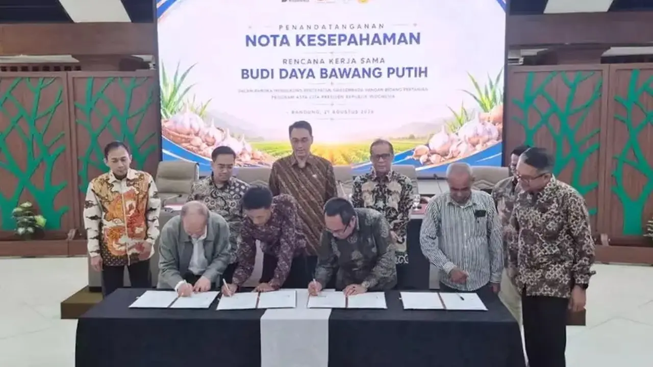 PTPN Group Targetkan Swasembada Bawang Putih Nasional Lewat Lahan 10.000 Hektare