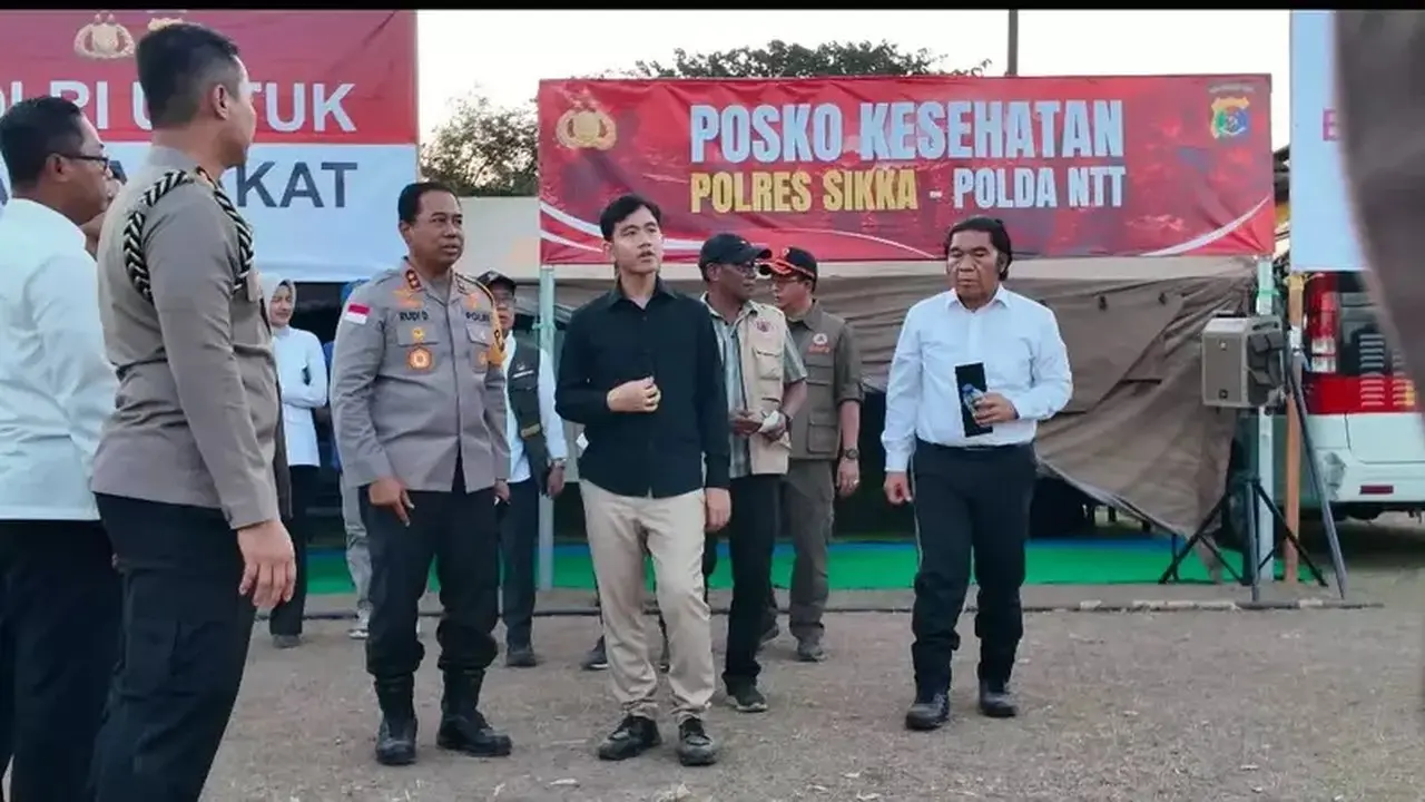 Wapres Gibran Kunjungi Pengungsi Gempa Sikka, Pastikan Negara Hadir Penuh
