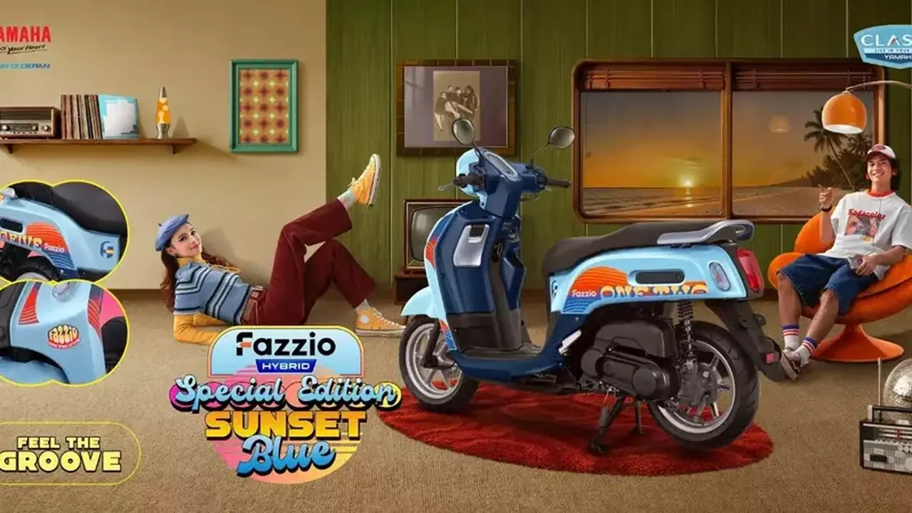 Yamaha Fazzio Edisi Khusus Sunset Blue Hadir untuk Konsumen Muda