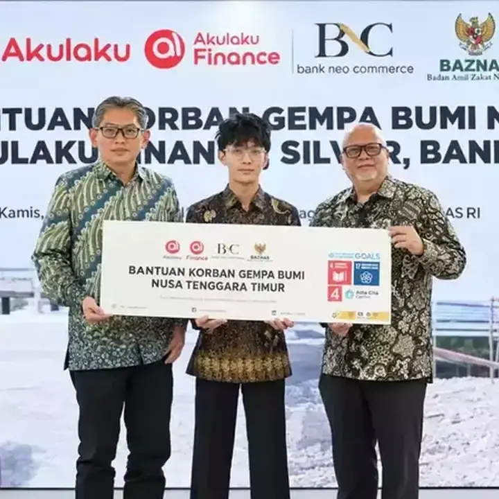 Akulaku Group Salurkan Bantuan Kemanusiaan untuk Korban Gempa NTT