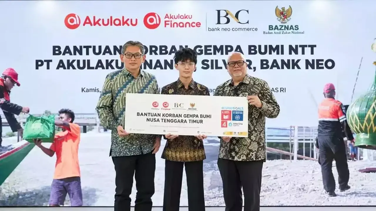 Akulaku Group Salurkan Bantuan Kemanusiaan untuk Korban Gempa NTT