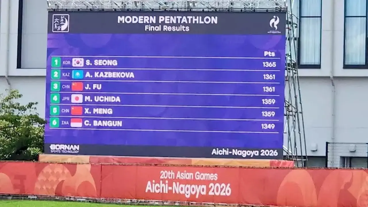 Caroline Bangun Lolos ke Final Modern Pentathlon Asian Games 2026 Usai Tembus 6 Besar