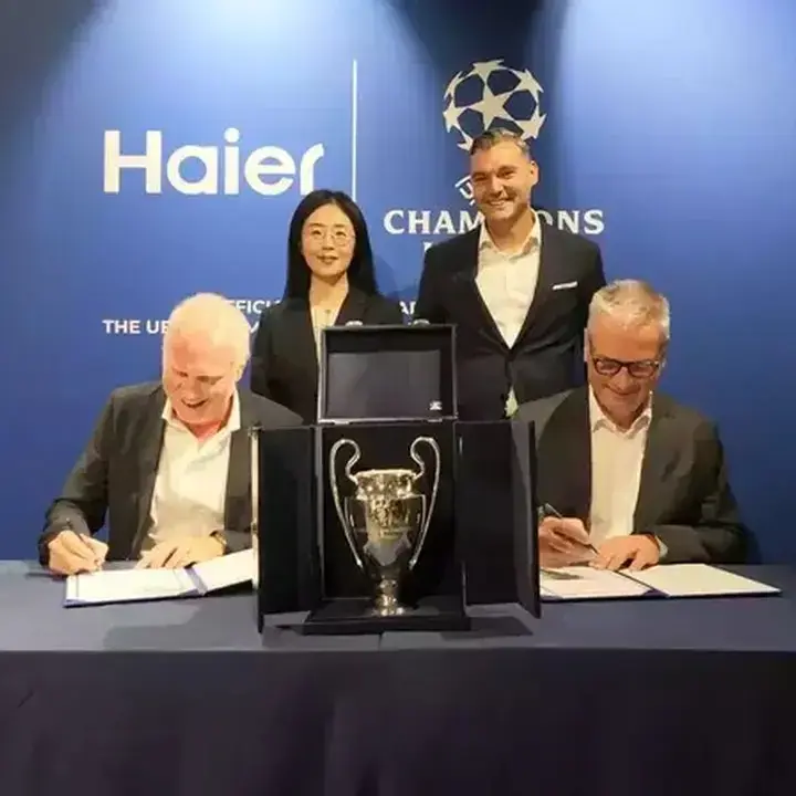 Haier Resmi Jadi Mitra Global UEFA Champions League Hingga 2031