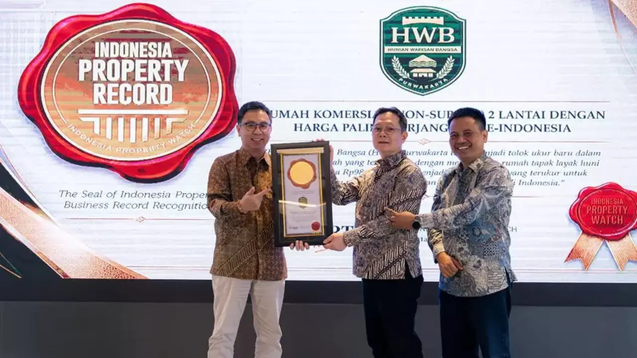 HWB Purwakarta Raih Penghargaan Rumah Komersial Termurah
