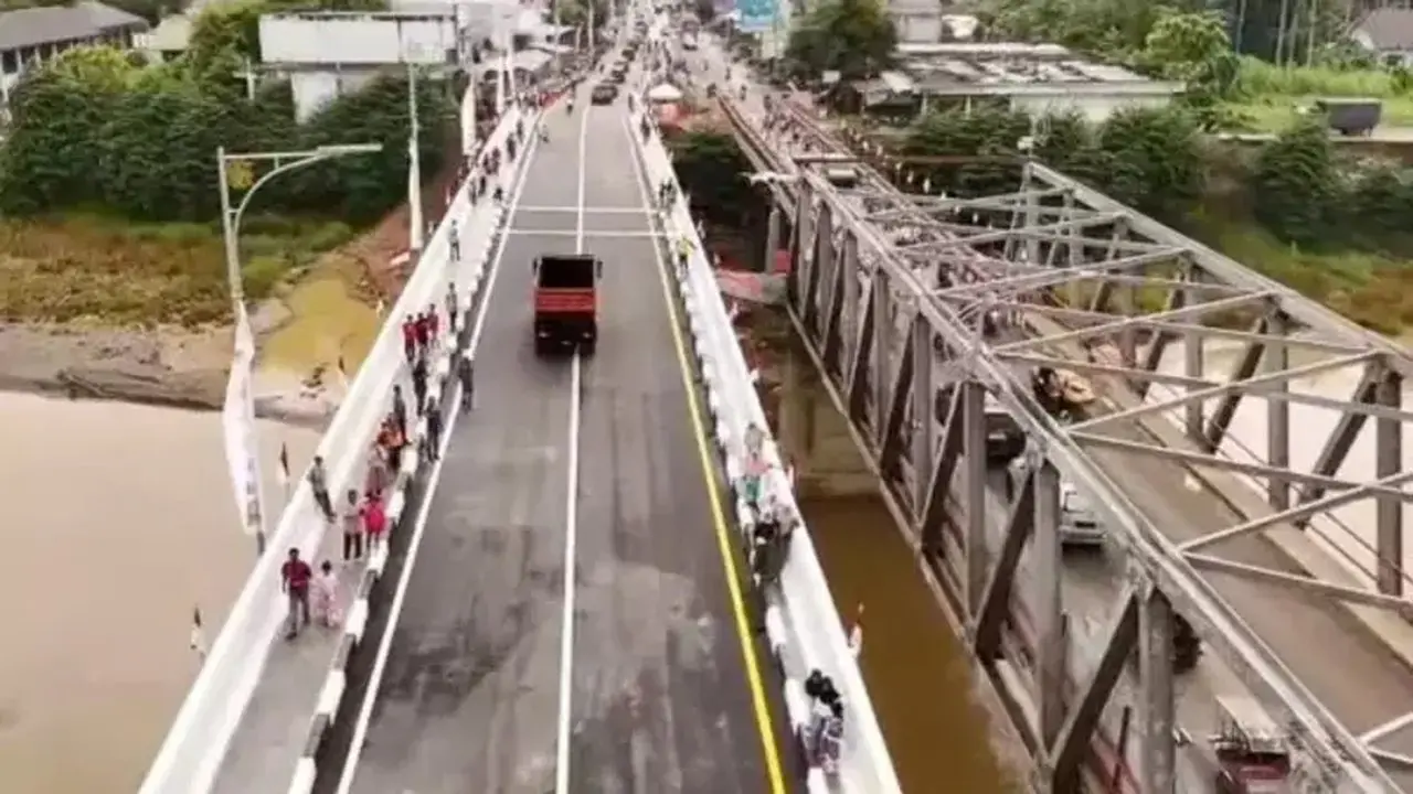 Jembatan Krueng Tingkeum Aceh Kembali Beroperasi Penuh Setelah Dibangun Ulang