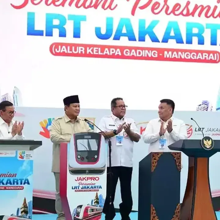 LRT Jakarta Fase 1B Resmi Beroperasi, Hubungkan Velodrome-Manggarai