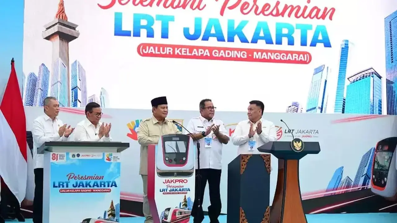 LRT Jakarta Fase 1B Resmi Beroperasi, Hubungkan Velodrome-Manggarai
