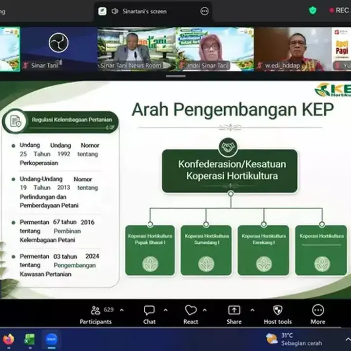 Pemerintah Dorong Petani Hortikultura Naik Kelas Lewat Pembangunan Kelembagaan Ekonomi