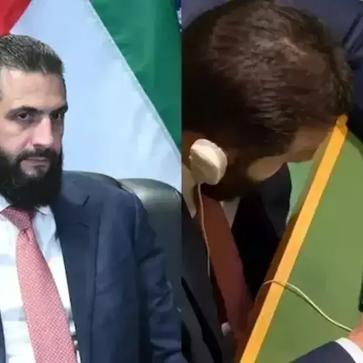 Presiden Suriah Ahmed al-Sharaa Tertangkap Kamera Asyik Menonton Reels Saat Sidang PBB