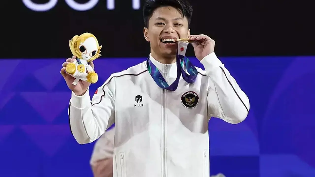 Rahmat Erwin Raih Emas Asian Games 2026, Angkat Besi Indonesia Tambah Koleksi Medali