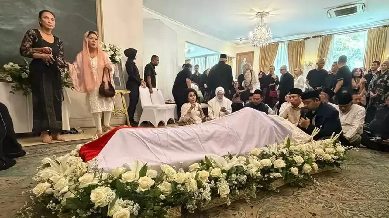 SBY, JK, Rano Karno Melayat ke Rumah Duka Guruh Soekarnoputra