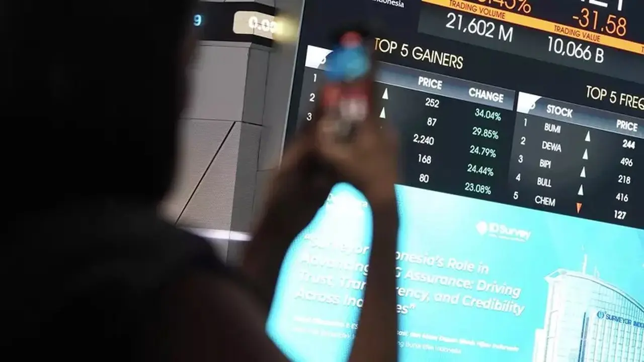 Suahasil Nazara Gantikan Purbaya Yudhi Sadewa, IHSG Menguat Tipis